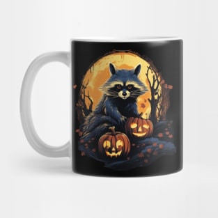 halloween raccoon Mug